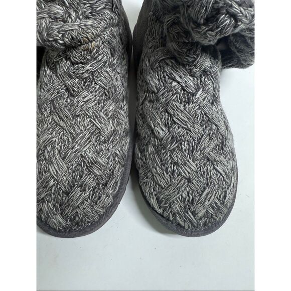 UGG Women’s Mahalya Ribbon Tie Cable Knit Boots Size 10 - Picture 7 of 10